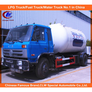 Dongfeng 4X2 15000L 15m3 LPG caminhão-tanque 10000L LPG gás que enchem caminhão